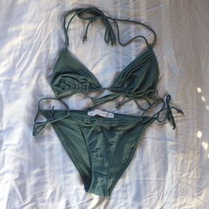 H&M sage bikini set